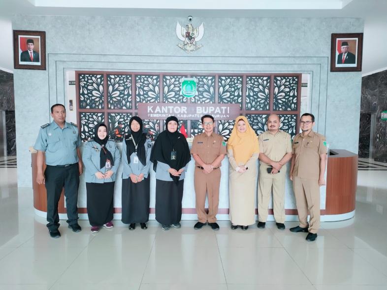Monitoring dan Evaluasi Jaringan Dokumentasi dan Informasi Hukum, Bagian Hukum Setda Kabupaten Pasuruan, Senin 27 November 2023
